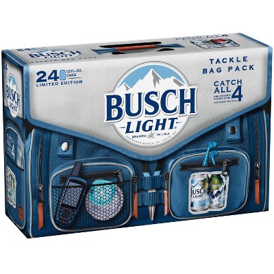Busch Light American Lager Beer - 24pk/12 fl oz Cans