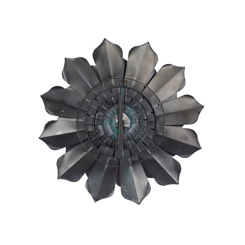 Metal Floral Wall Decor Teal - Olivia &#38; May, 4 of 7