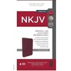 CU NKJV, Personal Size Bible, Giant Print, Leathersoft, Burgundy, Red Letter, Comfort Print (Hardcover) - 2 of 2