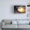 Trademark Fine Art -Jakob Sanne 'Sunset Snowboarding' Canvas Art - 2 of 4