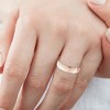 Pompeii3 6mm Dome High Polished Wedding Band 10k Rose Gold - 3 of 4