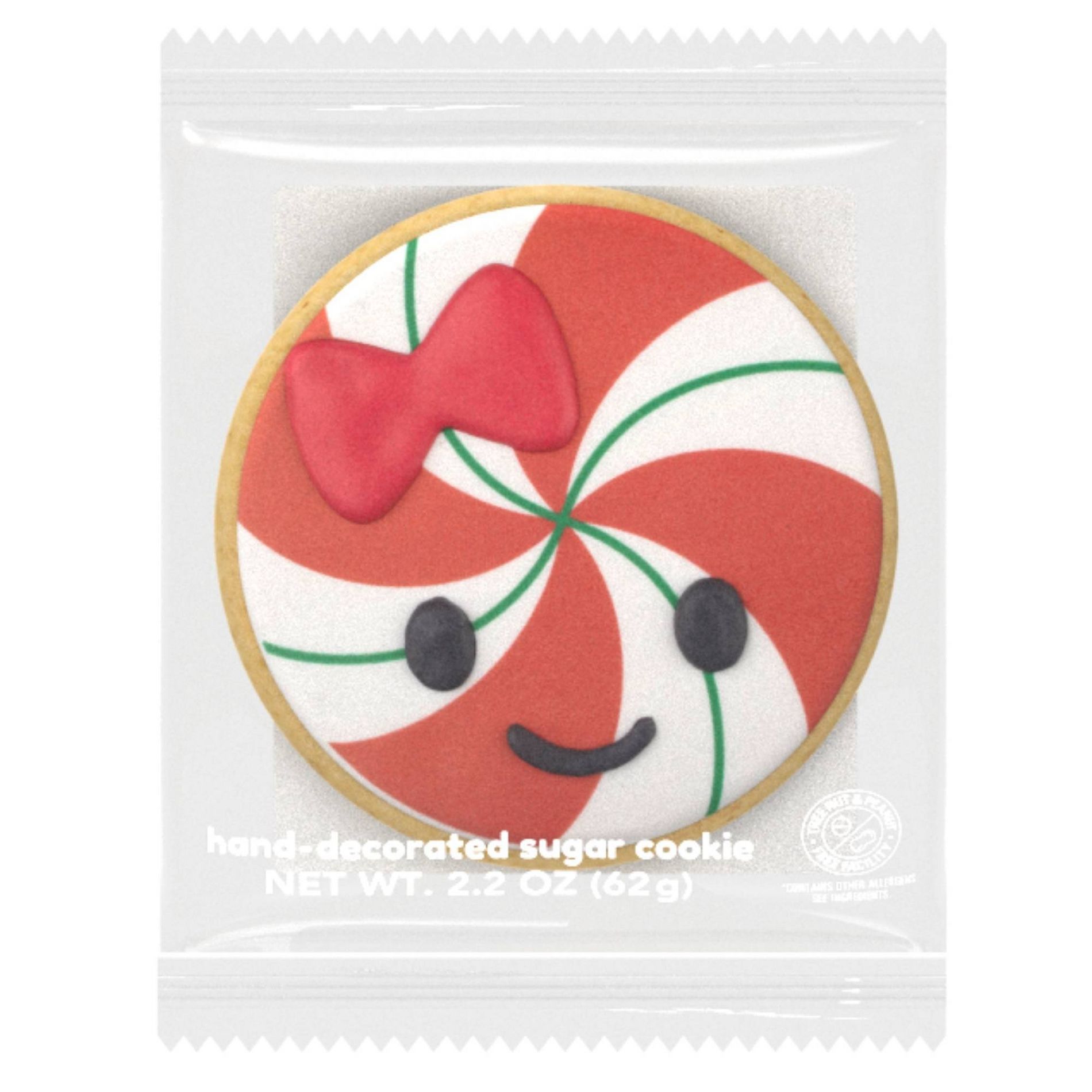 decocookies Hand Decorated Swirl Patty Cookie - 2.2oz