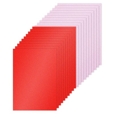 Unique Bargains 250gsm Cardstock DIY Craft Glitter Paper Sheets 20 Pcs