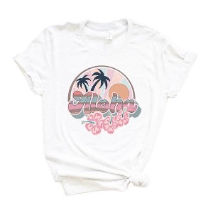 Simply Sage Market Women's Retro Aloha Short Sleeve Graphic Tee - 1 of 2