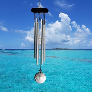 Woodstock Windchimes Crystal Meditation Chime Black  Wind Chimes For Outside  Wind Chimes For Garden  Patio  and Outdoor DÃƒÂ©cor  16"L - 1 of 4