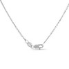 Pompeii3 14k White Gold Blue Moonstone Station Necklace By The Yard Design 18" - 3 of 4