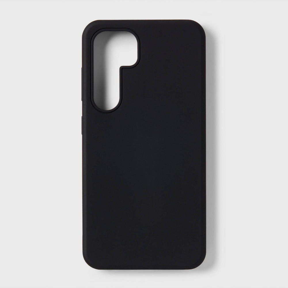 Samsung Galaxy S24 Silicone Phone Case - heyday Black