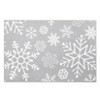 Christmas Snowflake Area Rug Non-Slip Decorative Indoor Rug, Non Shedding Low Pile Living Room Carpet - 3 of 4