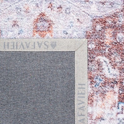 Coastal Charm Blue Flatweave Cotton-Synthetic 8' x 10' Rug