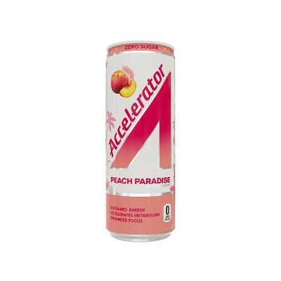 Accelerator Active Energy Peach Paradise Energy Drink - 12 fl oz Can