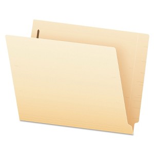 Pendaflex Manila End Tab Expanding Fastener Folders, 2-Ply Tabs, 0.75" Expansion, 2 Fasteners, Letter Size, Manila Exterior, 50/Box - 1 of 4