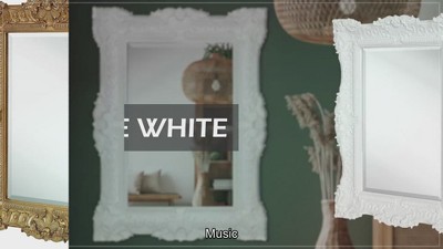 Large Ornate Gold Baroque Rectangular Wall Mirror