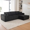 Sectional Cloud Couch with L-Shape Chaise,Modern Modular Sofa with Deep Seat, Upholstered Couches for Living Room Bedroom,No Assembly Required - 2 of 4