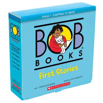 Bob Books - First Stories Box Set Phonics, Ages 4 and Up, Kindergarten (Stage 1: Starting to Read) - by  Lynn Maslen Kertell (Mixed Media Product)