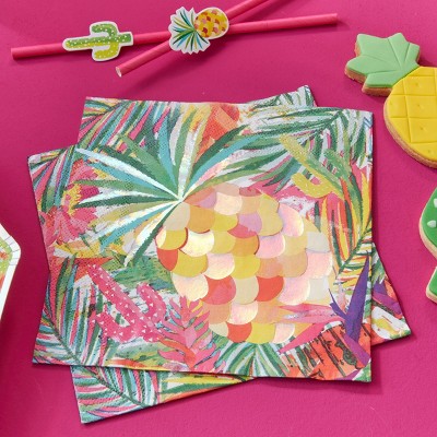 Iridescent Pineapple Napkins