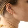 Small Earrings Sets 14K Gold 925 Sterling Silver Hoop Earrings for Huggie Cartilage Earring Set Cute Hoops Multiple Piercings Aretes Earrings Sets - 2 of 4