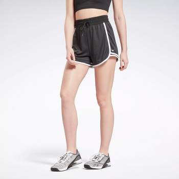 Unique Bargains Womens Flowy Running Shorts Casual High Waisted Workout  Shorts 1Pcs Black M