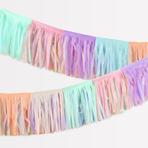 Meri Meri Pastel Fringe Garland (11.5' with excess cord - Pack of 1) - 1 of 4