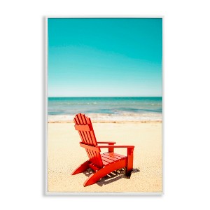 Stupell Industries Place For Dreams Beach Framed Giclee Art - 1 of 4