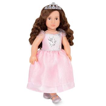 Our Generation Lucia 18 Fashion Doll with Faux-Fur Jacket & Floral Dress