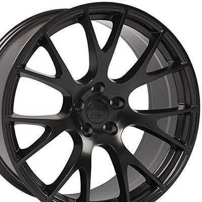 OE Wheels LLC DG69-22100-5550-25B1 Satin Black Wheel Painted (22 x 10. inches /5 x 139 mm, 25 mm Offset)