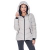 Women's Puffer Jacket with Cozy Faux Fur - S.E.B. By Sebby - 3 of 4