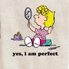 Boys' - Peanuts - Yes I Am Perfect Sally Graphic Long Sleeve Fleece Sweatshirt - 2 of 4