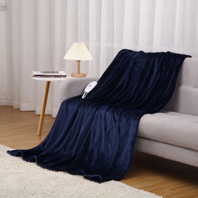 Heated Blanket Electric Throw, Soft Double-Sided Flannel Heating Blanket with 10 Hours Auto Off, Machine Washable, ETL Certification