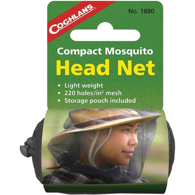 Coghlan's Compact Mosquito Head Net Lightweight w/ Storage Pouch, Mesh 220 Holes