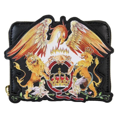Loungefly Queen Crest Logo Zip-Around Wallet