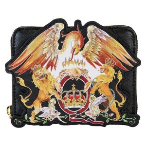Loungefly Queen Crest Logo Zip-Around Wallet - 1 of 4