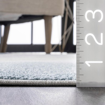 Gray and Multicolor Abstract Synthetic Area Rug, 6.5 x 9 ft
