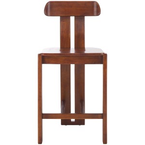 Cayde Wood Counter Stool - BST8801 - Safavieh - 1 of 4