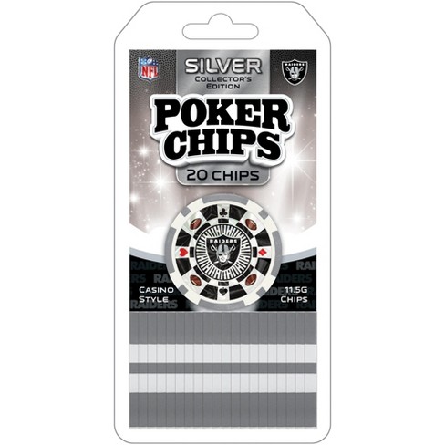 MasterPieces Casino Style 20 Piece 11.5 Gram Poker Chip Set NFL