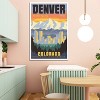 Denver Travel Poster by Jim Zahniser Unframed Wall Canvas - iCanvas - 2 of 4