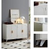 Bella Depot Sideboard Buffet Cabinet with Removable shelves - 2 of 4