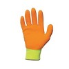 Showa  Coated Gloves,Orange/Hi-Vis Yellow,M,PR 317M-08 - 2 of 4