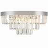 Crystorama Lighting Hayes 8 - Light Flush Mount in  Polished Nickel - 3 of 4