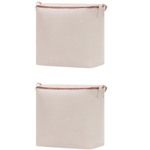 REGALWOVEN Foldable Storage Organizing Bedroom Storage Bags with Handle, Closet Organizers and Storage 2 Pcs - 1 of 4