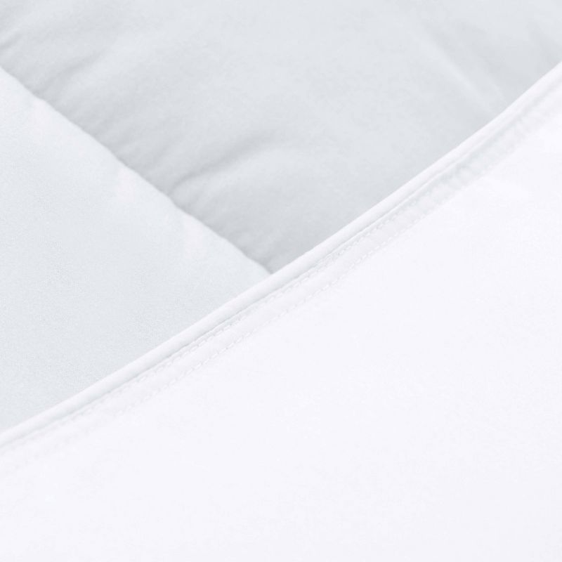 Brushed Microfiber Reversible Comforter Medium Weight Down Alternative Bedding by Blue Nile Mills, 4 of 7