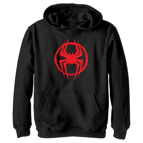 Boy's Spider-man: Across The Spider-verse Graffiti Spider Logo