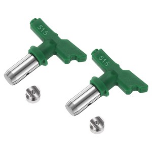 Unique Bargains 304 Stainless Steel Reversible Airless Sprayer Paint Nozzles 2 Pcs - 1 of 4