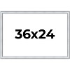 PosterPalooza | Classic Silver Picture Frame - UV Acrylic, Backing Board, Hanging Hardware Included - 2 of 4