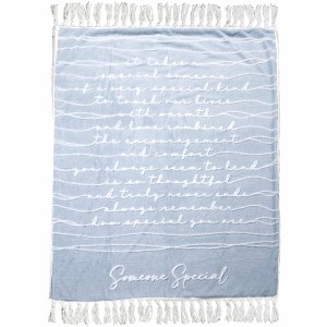 Pavilion Gift Company - Someone Special - 50" x 60" Inspirational Plush Blanket - Throw Blankets - 1 of 4