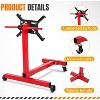 Engine stand, 750 lb swivel stand, 360 degree turn, 4 casters, 4 adjustable arms, lift table, suitable for vehicle maintenance, auto repair - 3 of 4
