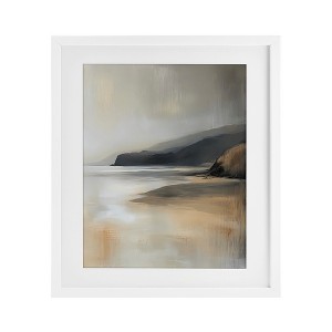 Stupell Industries Peachy Paynes Cove Framed Print Under Glass - 1 of 4