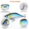 LakeForest"383PCS Fishing Lures Tackle Box Kit for Bass, Crankbaits, Spinnerbaits, Soft Worms, Saltwater/Freshwater"MultiColor - 4 of 4