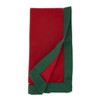 Saro Lifestyle Timeless Two-Tone Hemstitch Napkin (Set of 12), 20", Red - 3 of 4