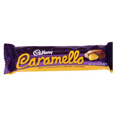 Caramello Milk Chocolate and Creamy Caramel Candy, Bar Caramel 1.6 oz