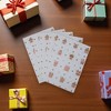Unique Bargains Gift Wrap Paper Glossy Coated Paper 27.56"x19.69" 5 Pcs - 2 of 4